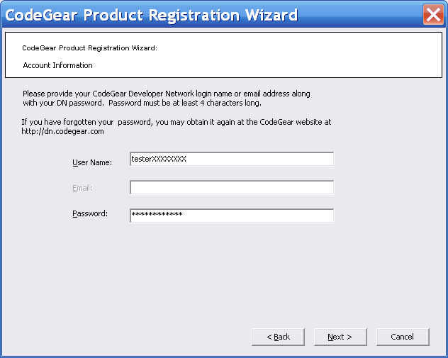 serial number for product registration of embarcadero rad studio xe6